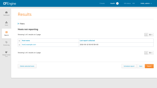 Health issues host list