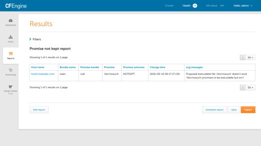 Promises not kept by host
