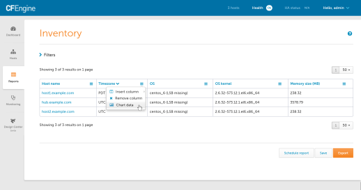 Inventory 5 - Summary Chart Dialog